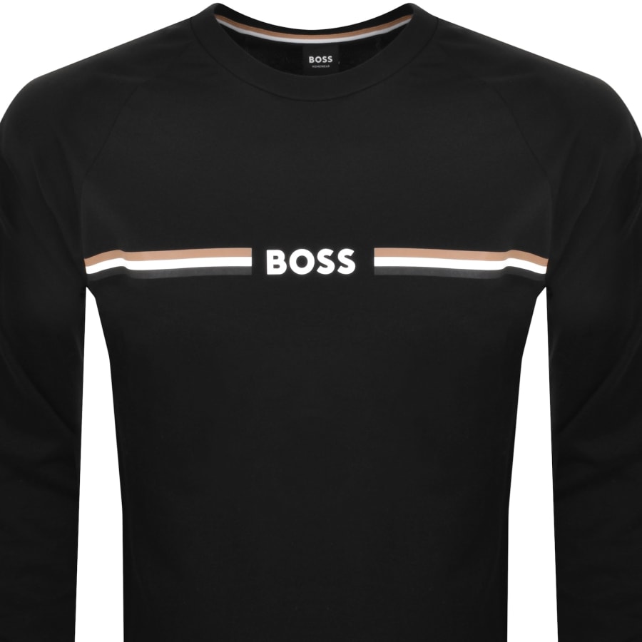 BOSS Authentic Sweatshirt Black Mainline Menswear