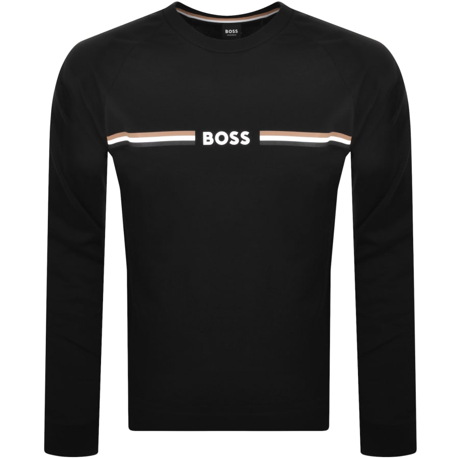 BOSS Authentic Sweatshirt Black Mainline Menswear