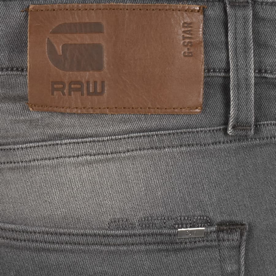 G Star Raw 3301 Denim Shorts Grey | Mainline Menswear