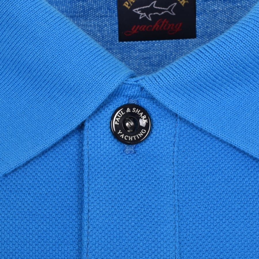 Paul And Shark Logo Polo T Shirt Blue Mainline Menswear Ireland
