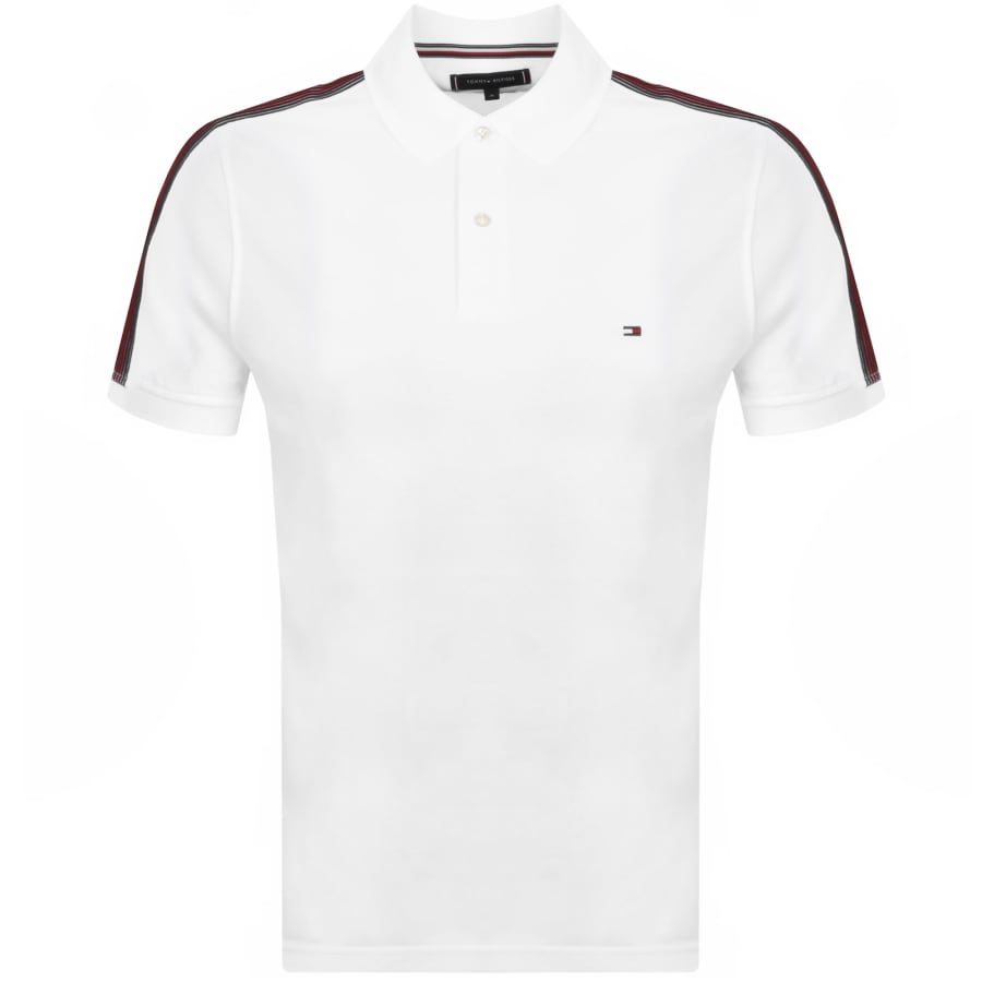 Tom Penn Front Printed White/Sky Polo main image 0