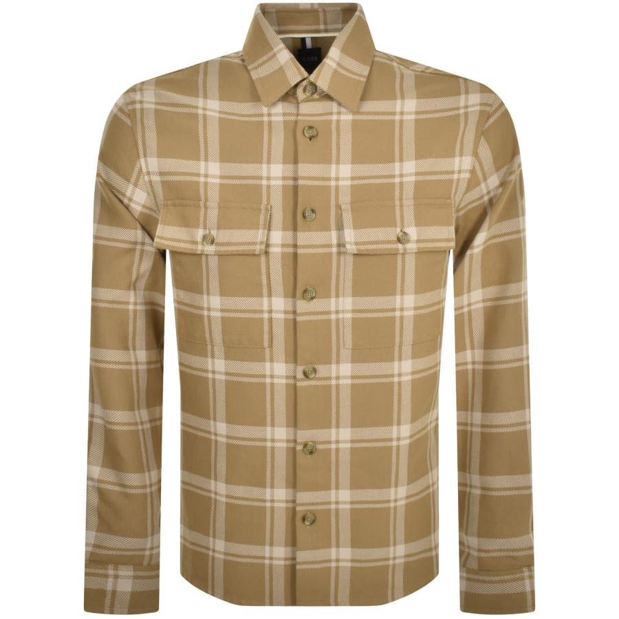 Image number 1 for BOSS C Owen Overshirt Beige
