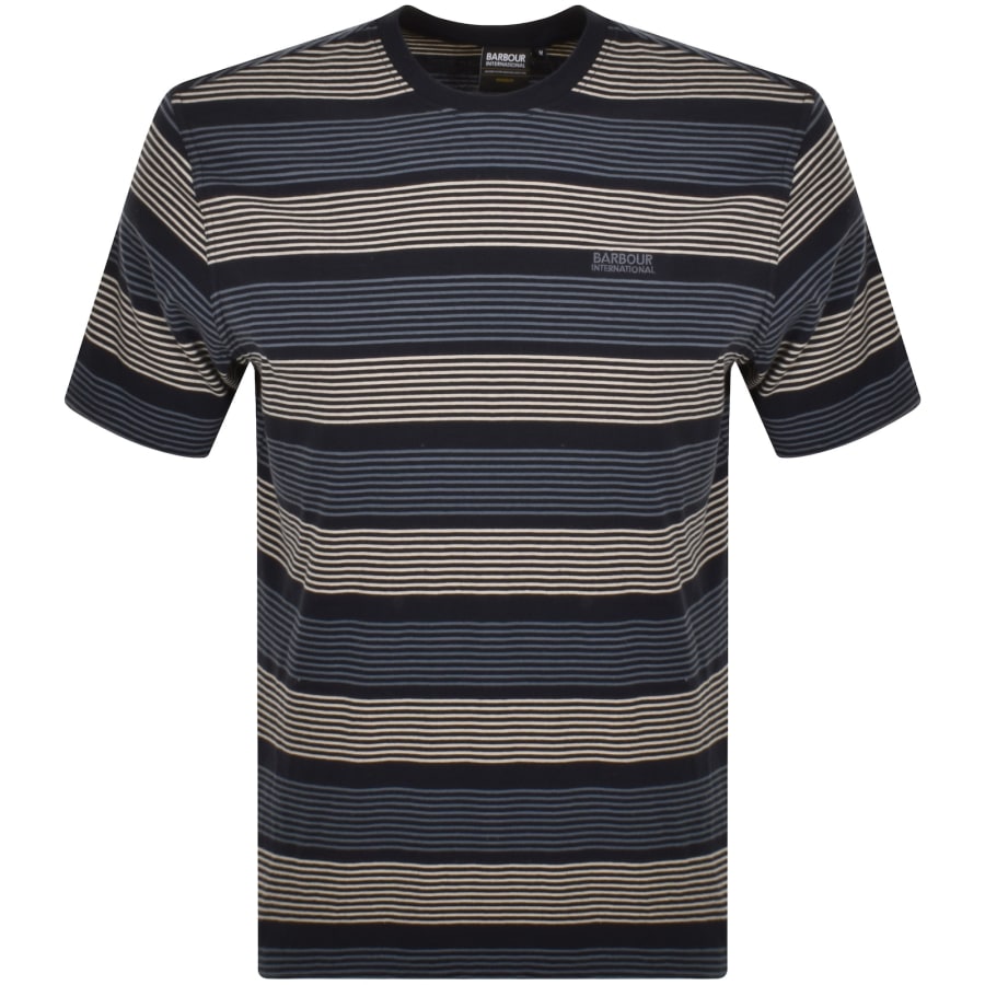 Barbour International Putney T Shirt Navy