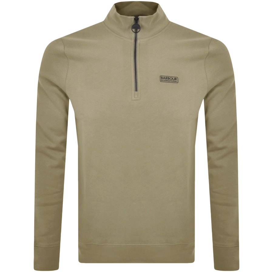 Barbour International Half Zip Sweatshirt Green Mainline Menswear Canada