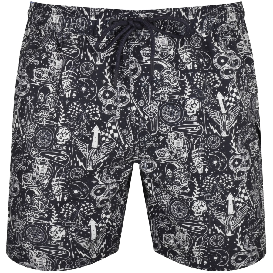 Barbour International Mitchel Swim Shorts Navy