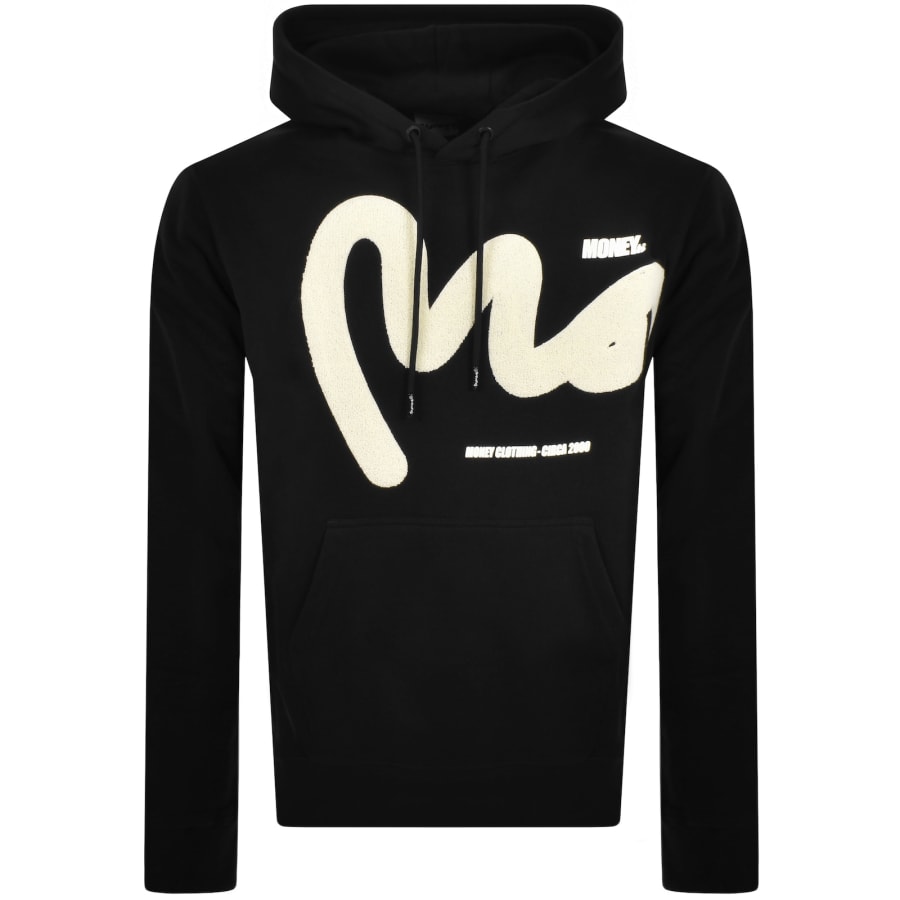 Image number 2 for Money Chenille Big Sis Hoodie Black