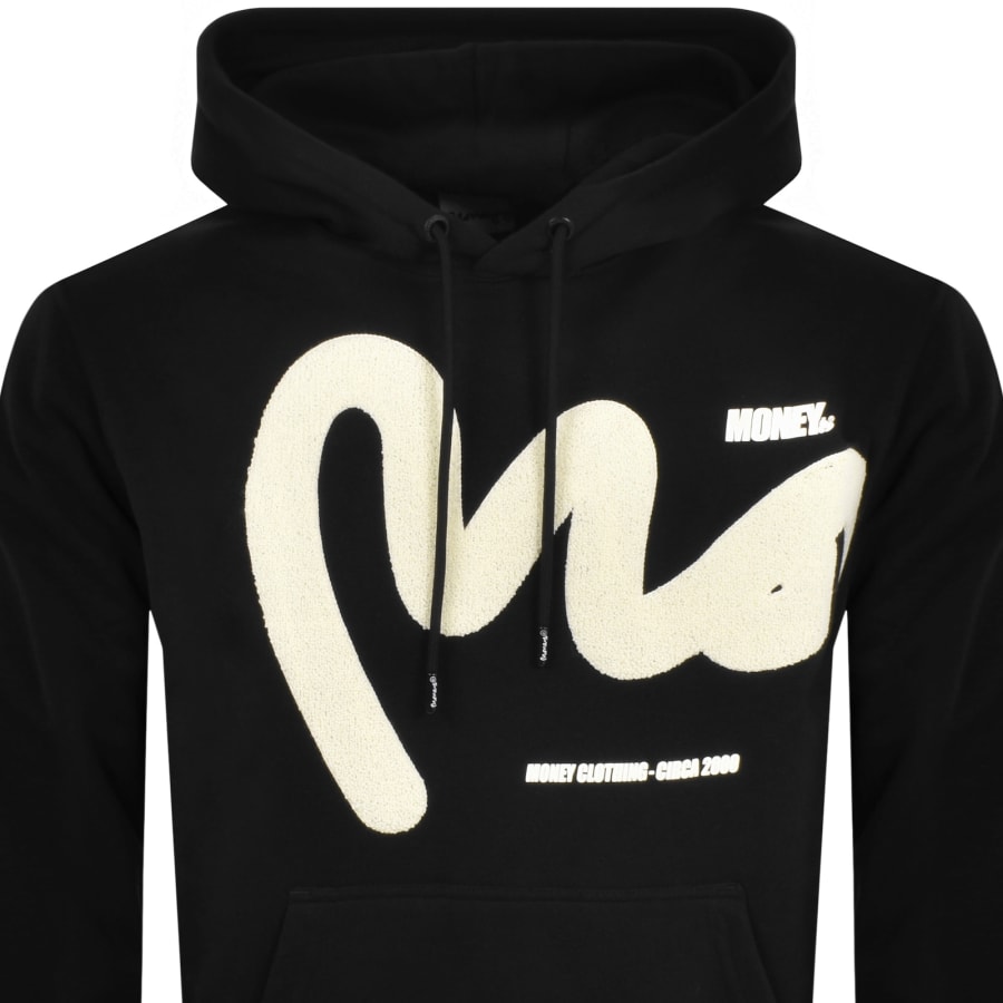 Image number 3 for Money Chenille Big Sis Hoodie Black