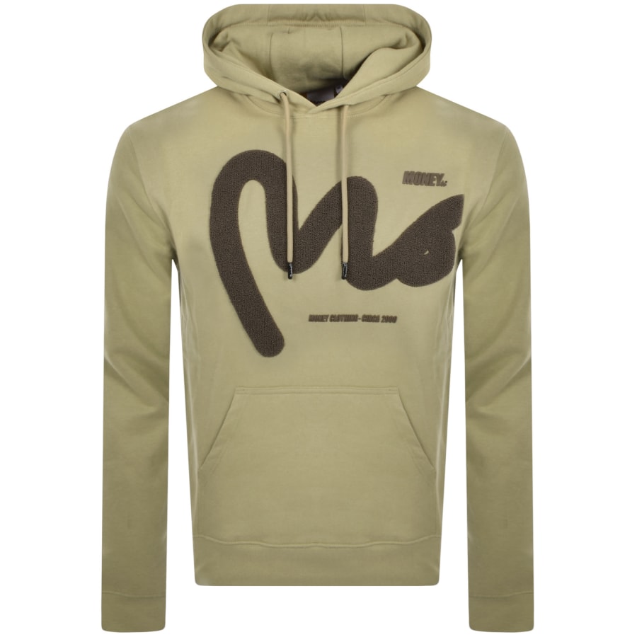 Image number 2 for Money Chenille Big Sis Hoodie Khaki