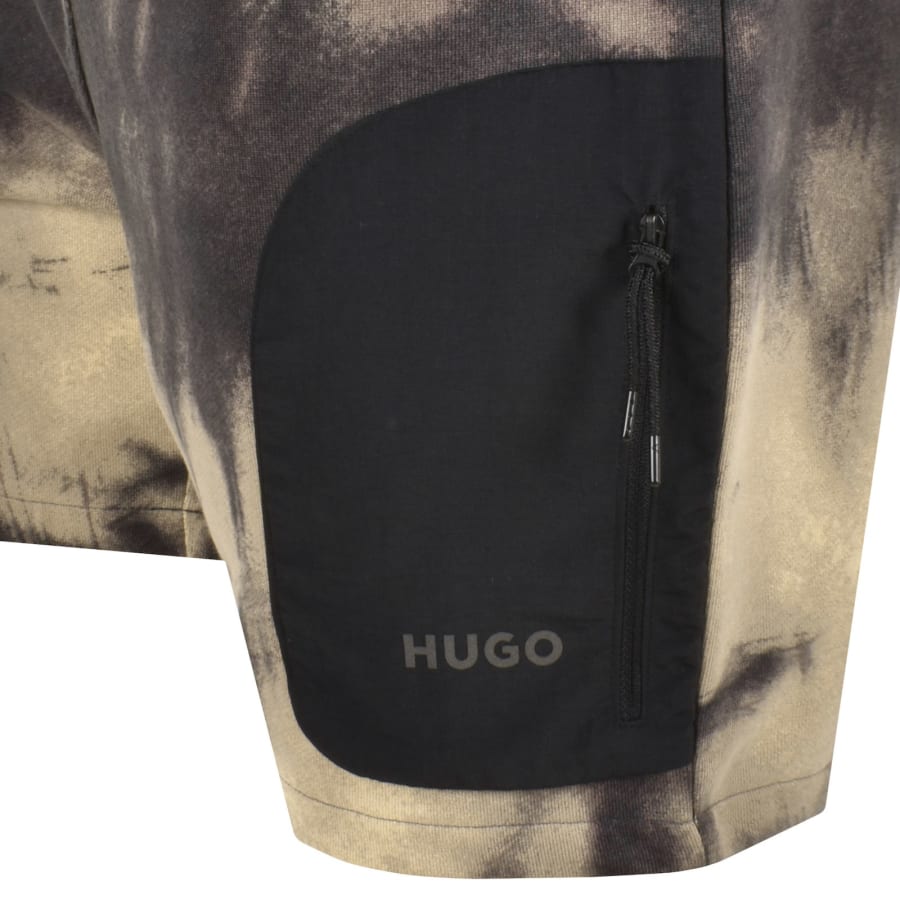 Image number 3 for HUGO Dolrockys Jersey Shorts Brown