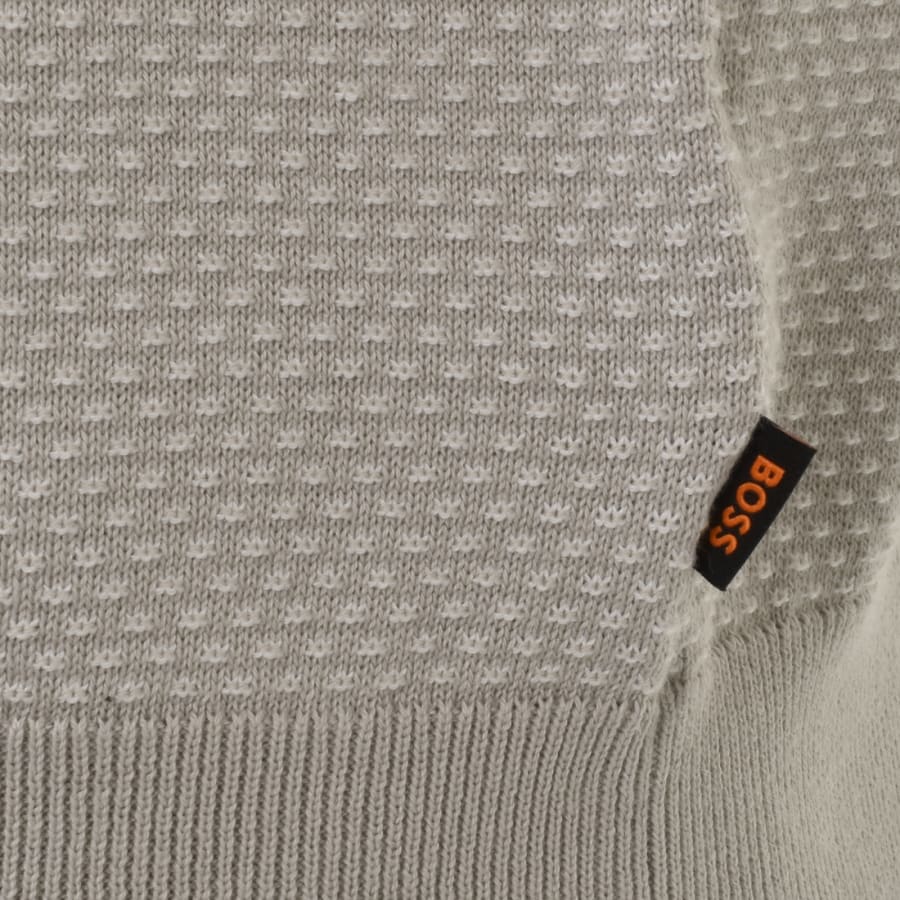 BOSS Kapoksi Knit Jumper Grey