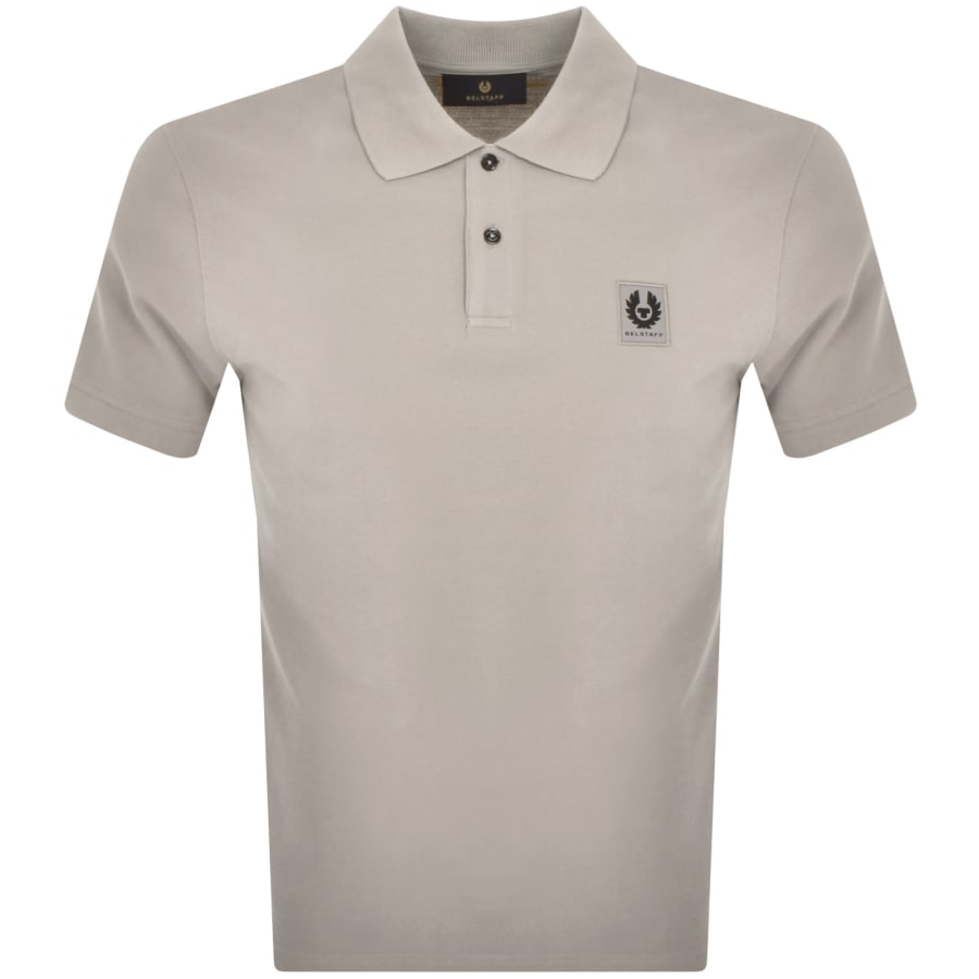 Belstaff Short Sleeve Polo T Shirt Grey