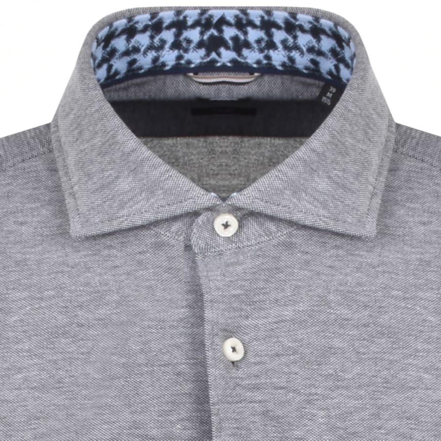 Image number 3 for BOSS C Hal Spread Long Sleeved Shirt Blue