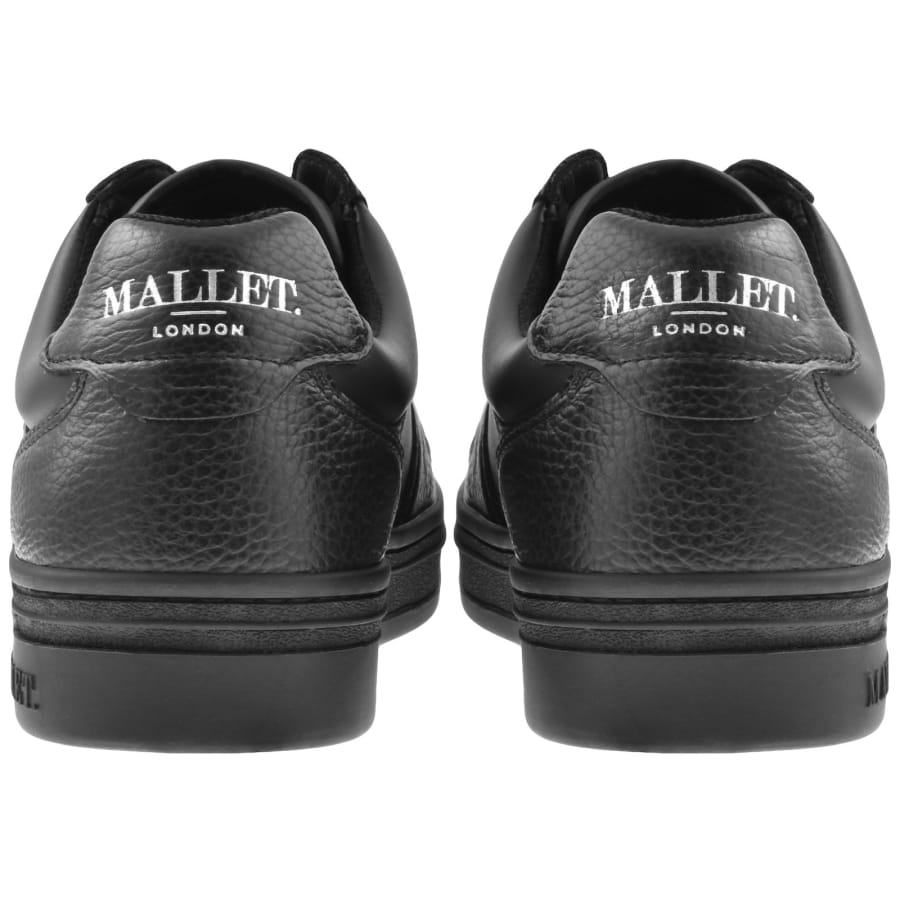 Mallet Bentham Court Trainers BlackMallet Bentham Court Trainers Black Male 7 41
