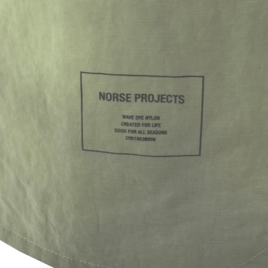 Image number 3 for Norse Projects Ulrik Wave Dye Overshirt Green