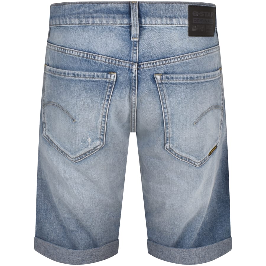 Image number 2 for G-Star Raw Mosa Denim Shorts Light Wash Blue