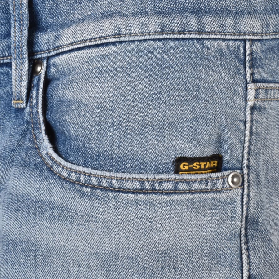 Image number 4 for G-Star Raw Mosa Denim Shorts Light Wash Blue