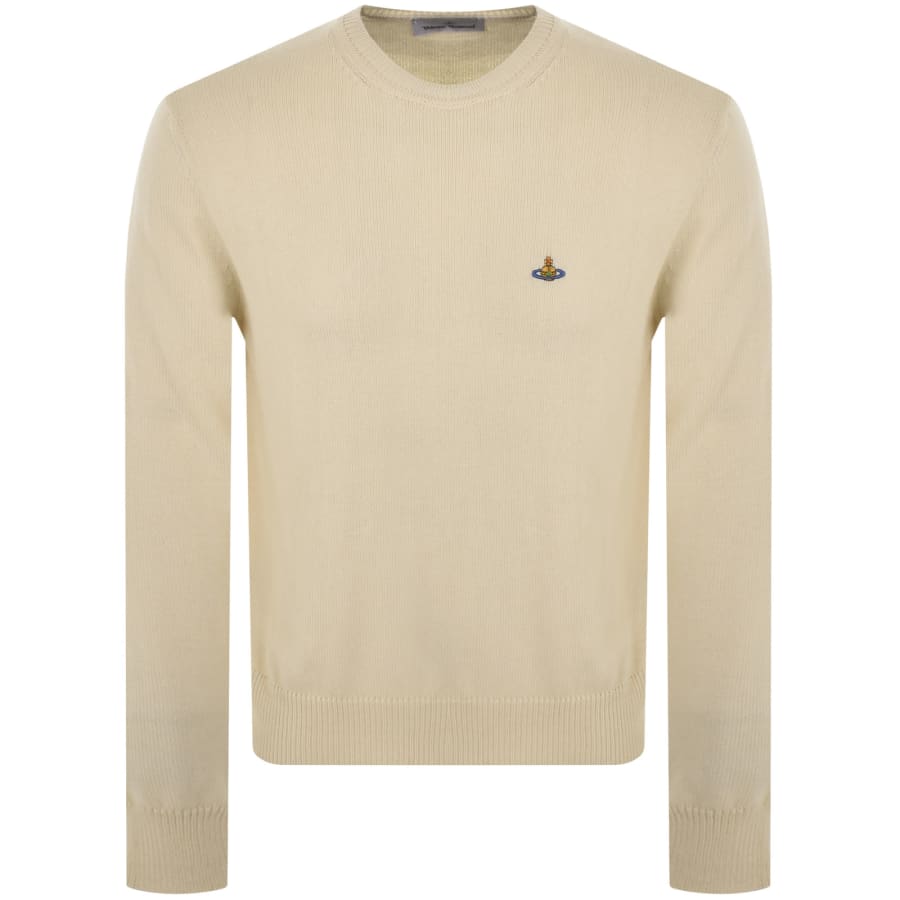 Vivienne Westwood Alex Round Neck Jumper Cream Mainline Menswear