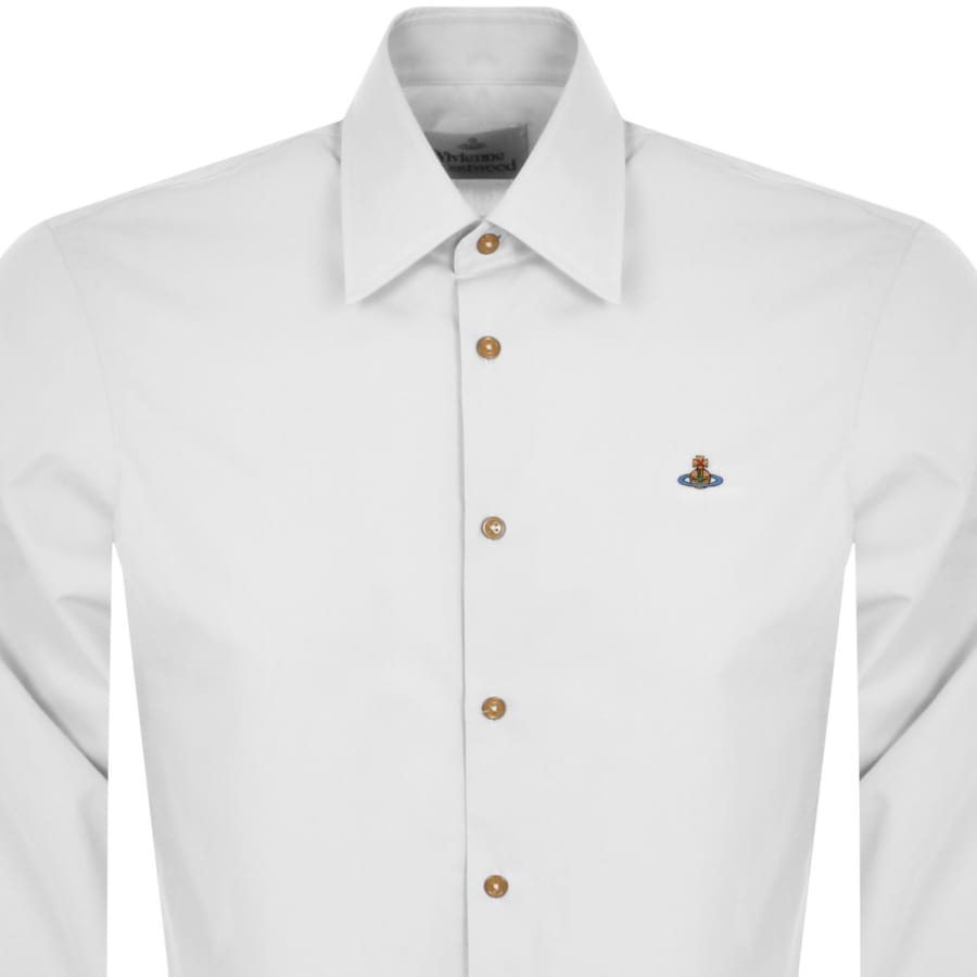 Vivienne Westwood Long Sleeved Shirt White | Mainline Menswear 