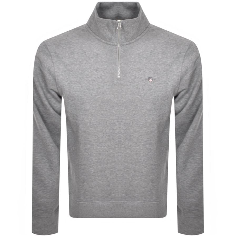 Gant half zip sweatshirt outlet