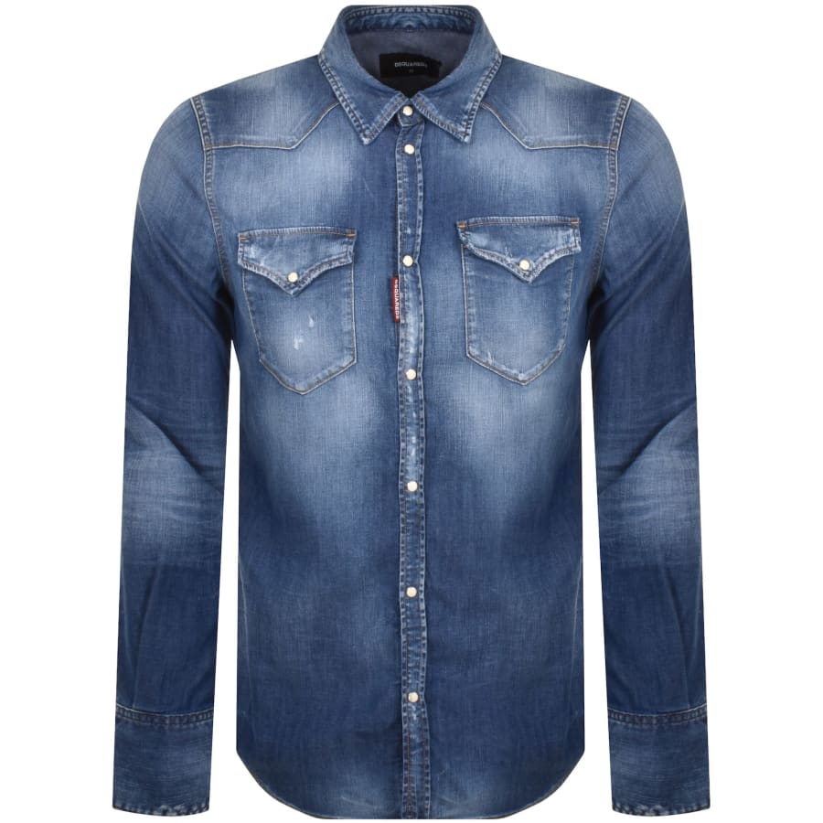 Dsquared denim shirt discount