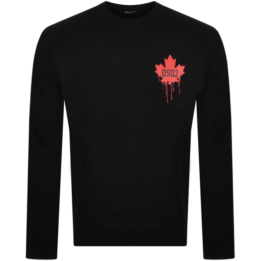 Dsquared2 long sleeve logo sweatshirt top