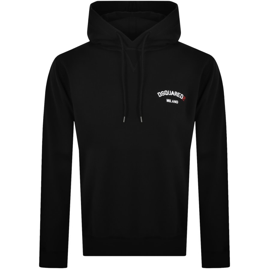 Black dsquared hoodie clearance