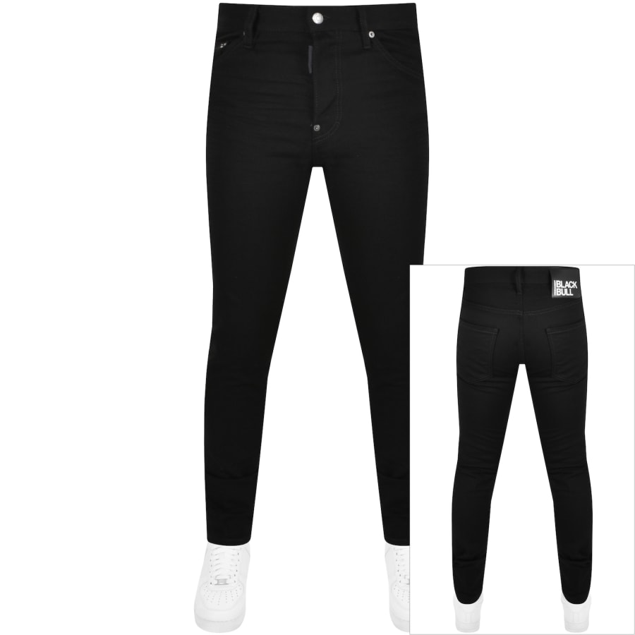 Dsquared2 black jeans deals