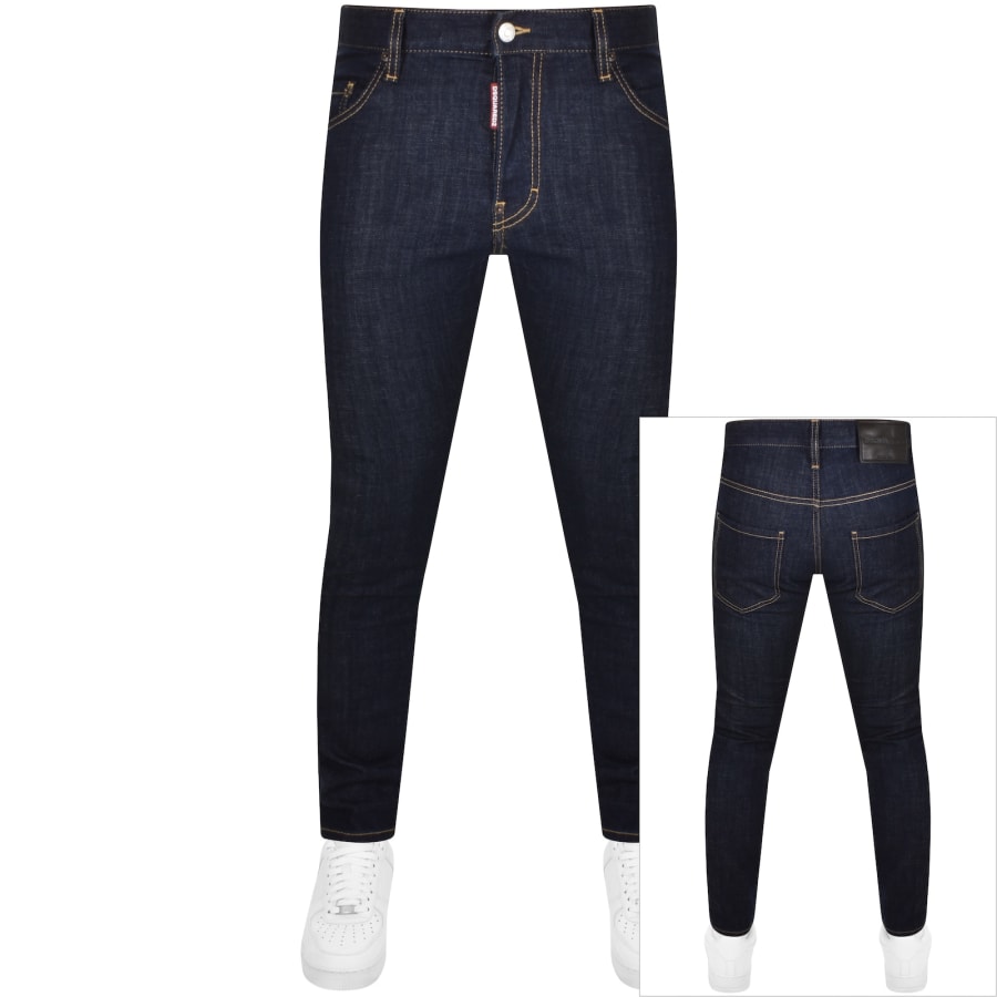 DSQUARED2 Skater Slim Fit Jeans Navy