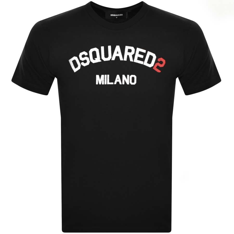 DSQUARED2 Icon Logo Loose Fit T Shirt Black