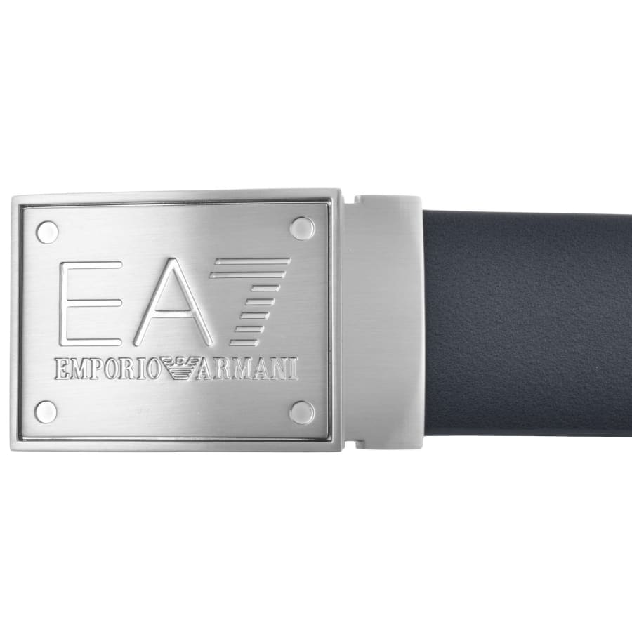 EA7 Emporio Armani Reversible Logo Belt Navy