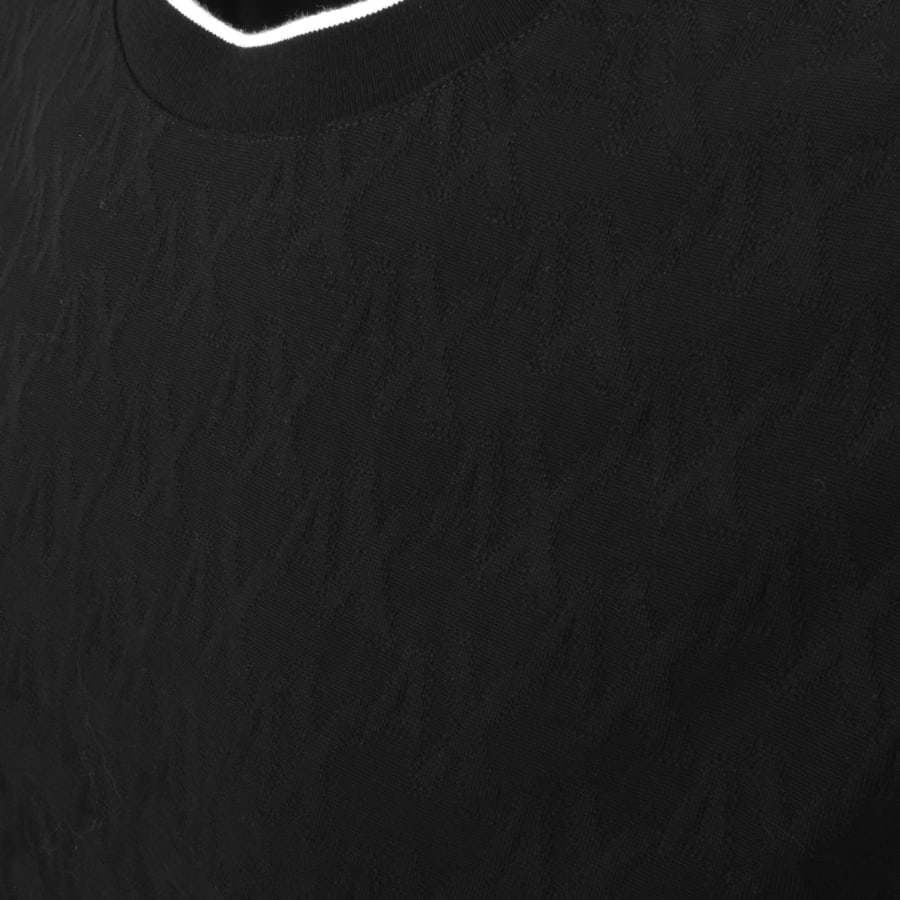 Image number 3 for Armani Exchange Crew Neck Logo T Shirt Black