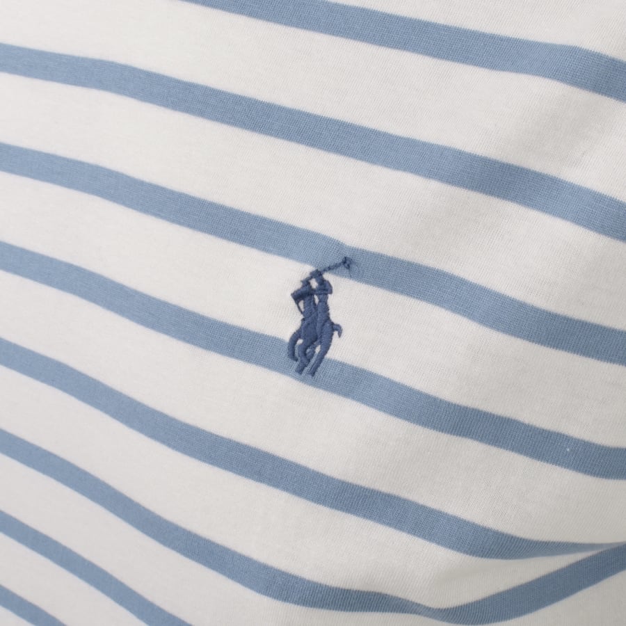 Blue and white striped ralph lauren t shirt shop