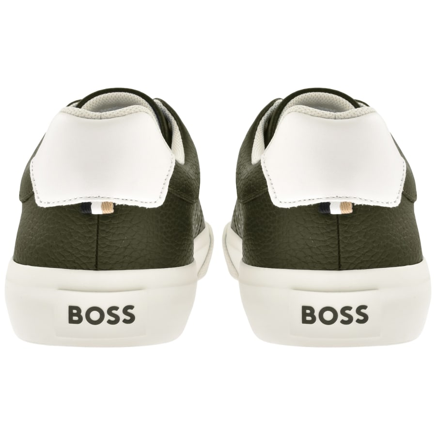 Image number 2 for BOSS Aiden Tennis Trainers Green