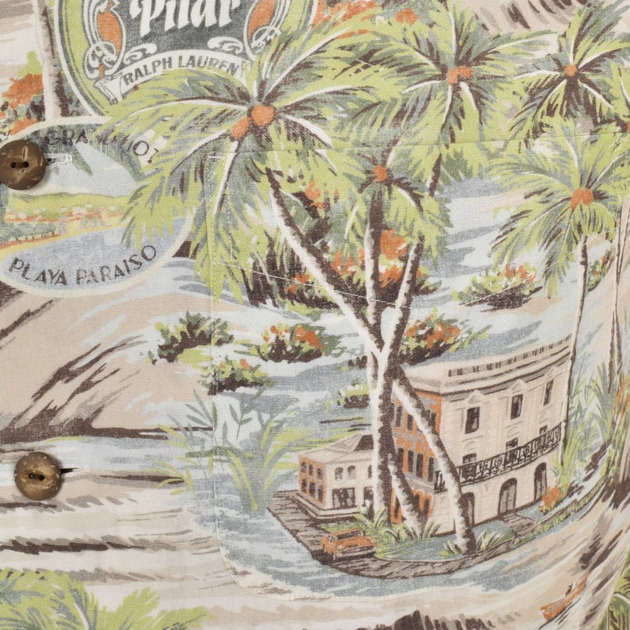 Image number 3 for Ralph Lauren Short Sleeved Shirt Beige