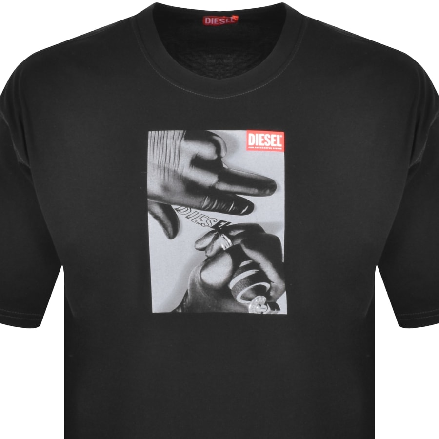 Image number 2 for Diesel T Boxt K4 T Shirt Black