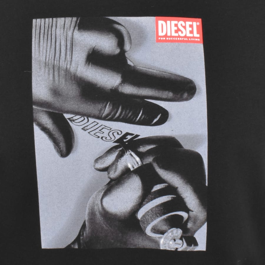 Image number 3 for Diesel T Boxt K4 T Shirt Black