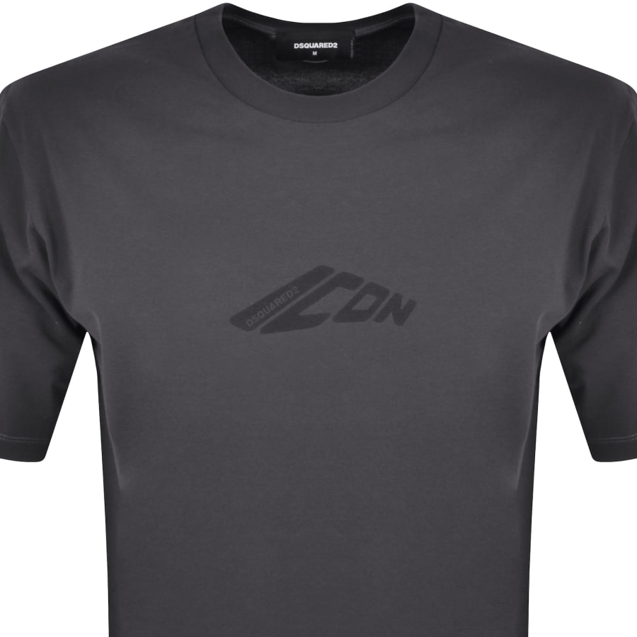 Image number 2 for DSQUARED2 Logo T Shirt Grey