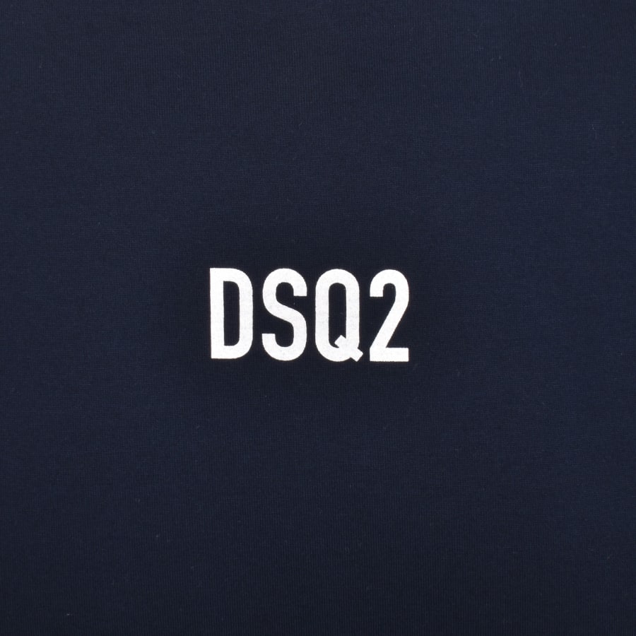 Image number 3 for DSQUARED2 Logo T Shirt Navy
