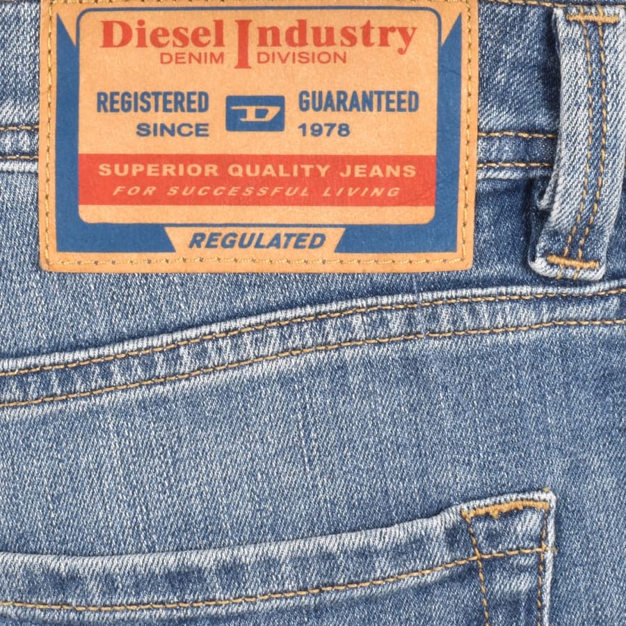 Diesel Larkee Light Wash Regular Fit Jeans Blue Mainline Menswear Canada