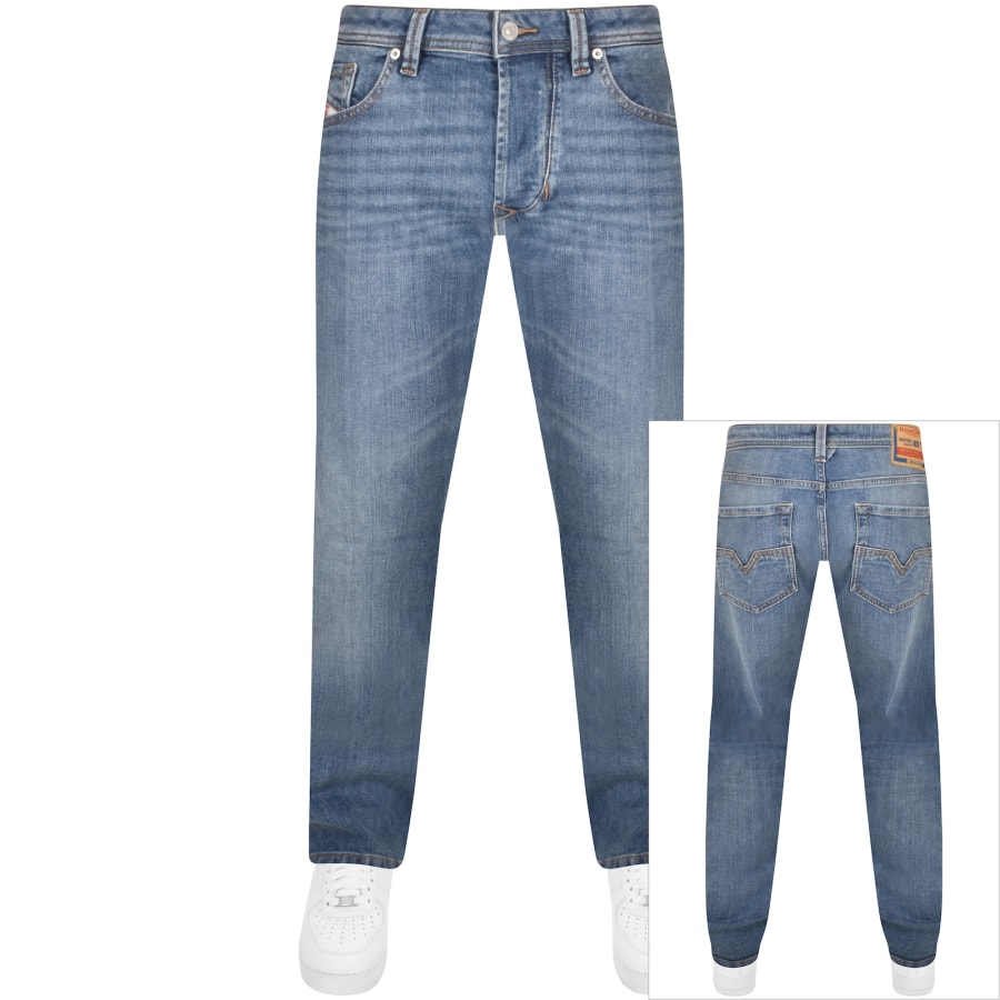 Diesel Larkee Light Wash Regular Fit Jeans Blue