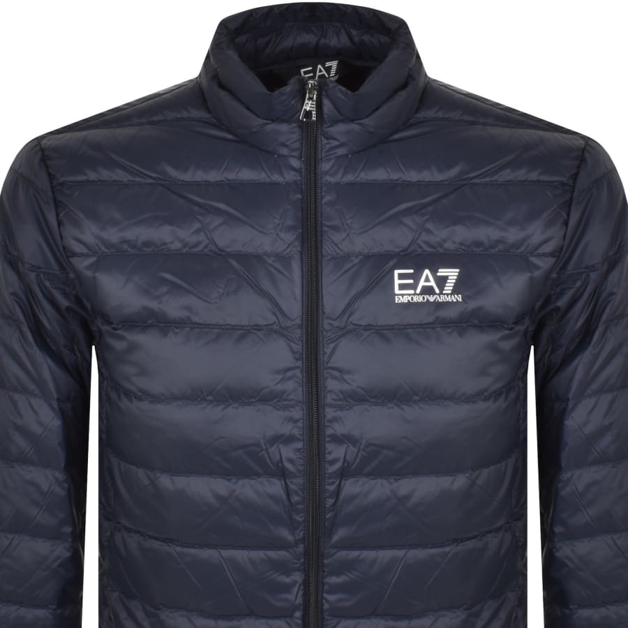 Image number 2 for EA7 Emporio Armani Quilted Jacket Blue