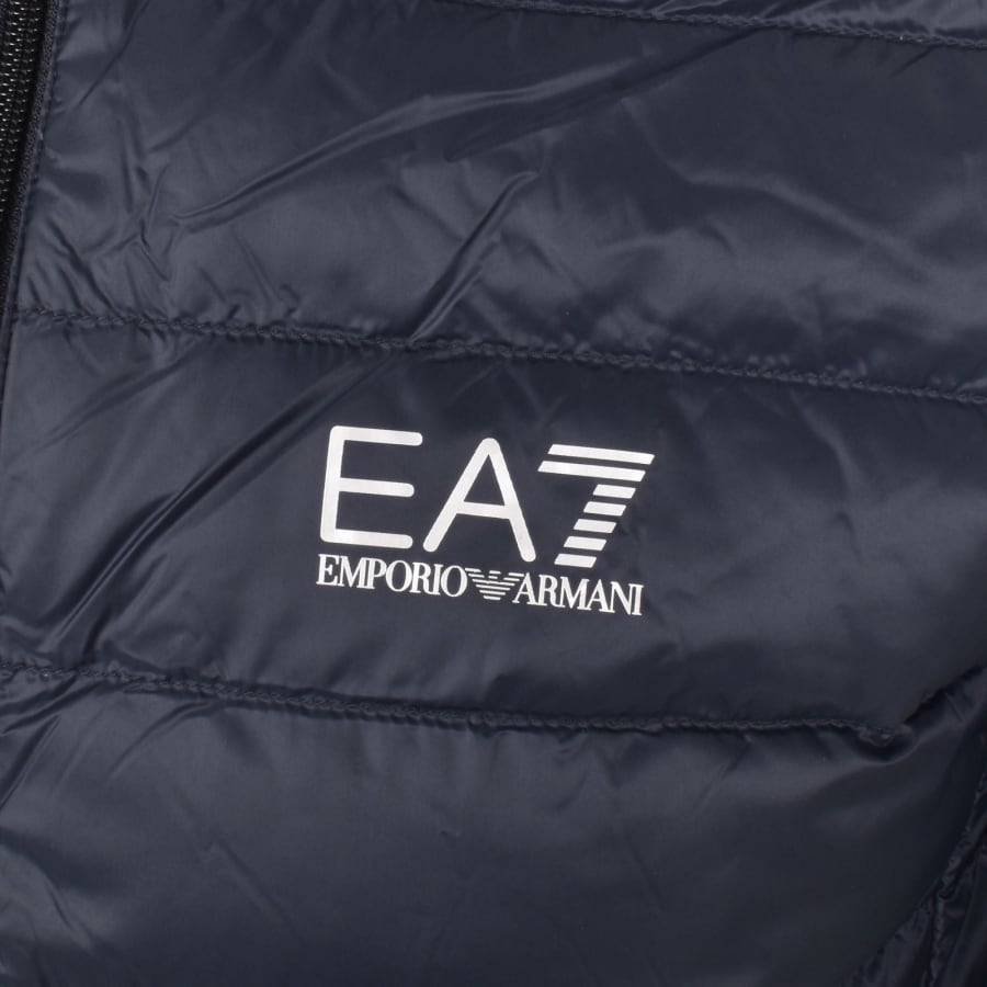 EA7 Emporio Armani Quilted Jacket Blue