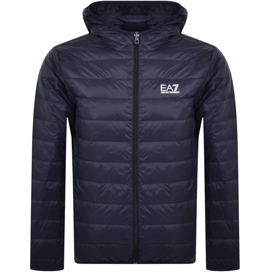 EA7 Emporio Armani Quilted Jacket Blue