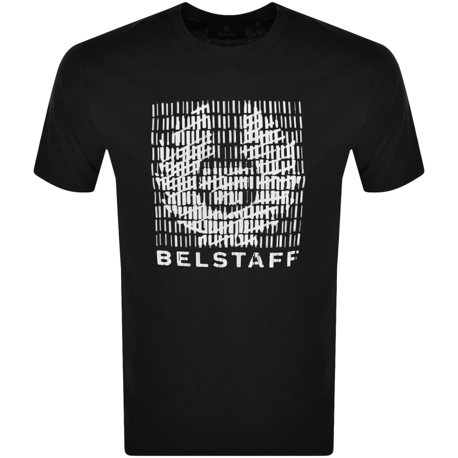 Belstaff Short Sleeve Match T Shirt Black Mainline Menswear Denmark