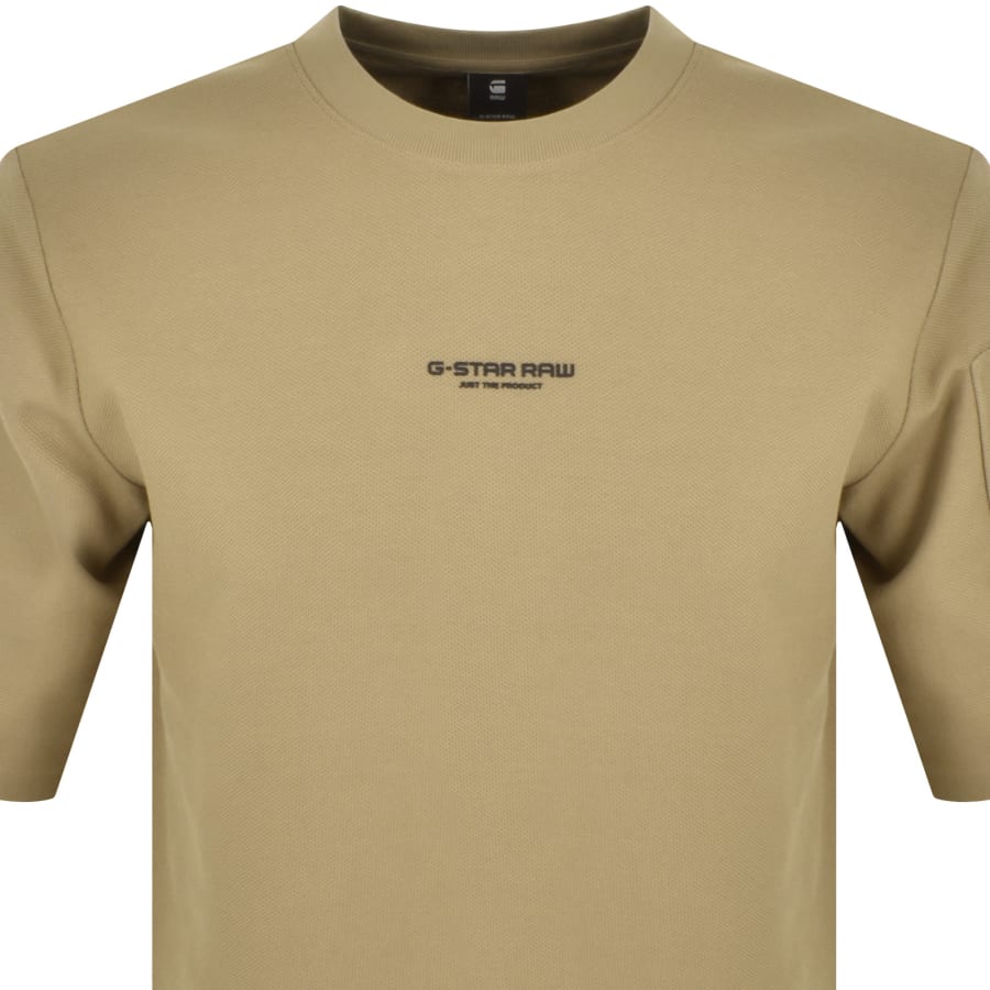 Image number 2 for G-Star Raw Tweeter Half Sleeve T Shirt Khaki