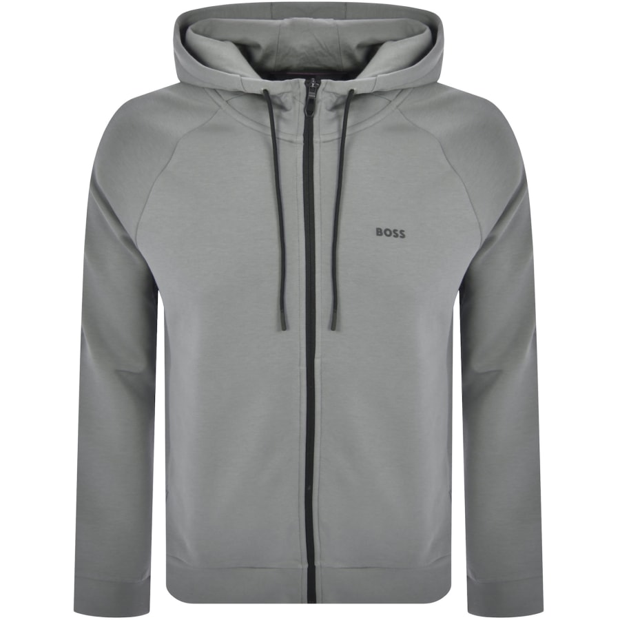 Black and grey hugo boss tracksuit hot sale