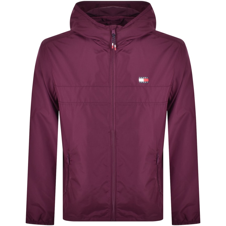 Tommy Jeans Chicago Windbreaker Jacket Purple