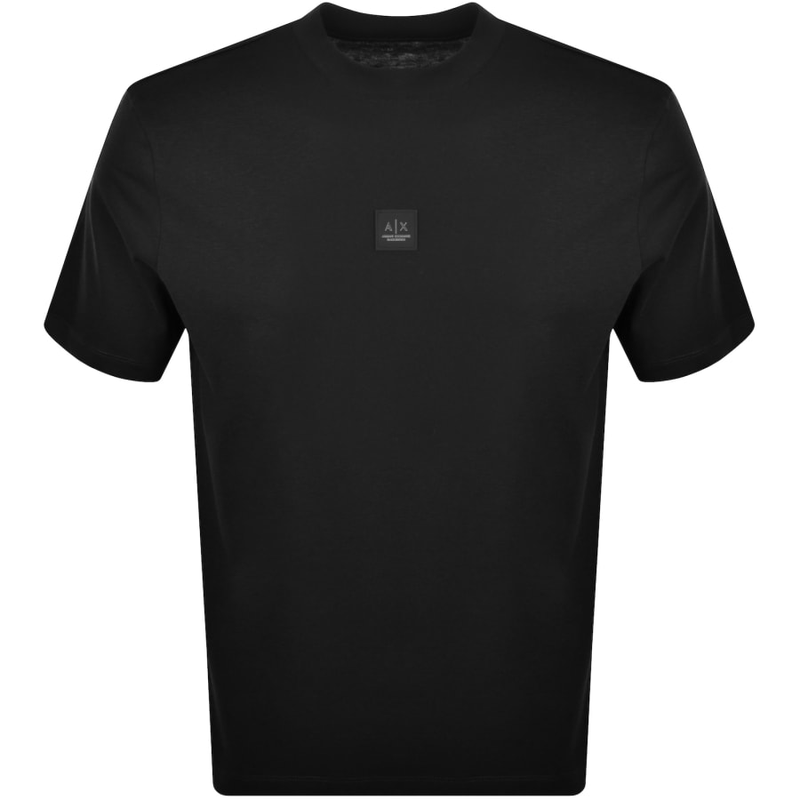Armani exchange black shirt on sale