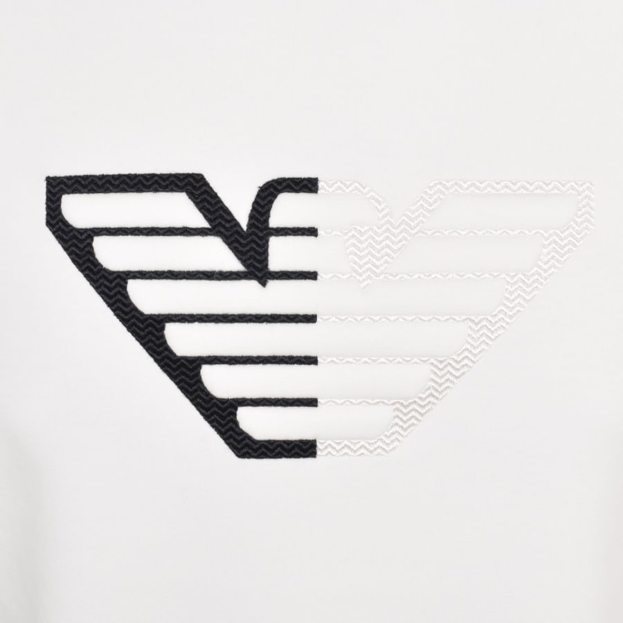 Armani sweatshirt white on sale