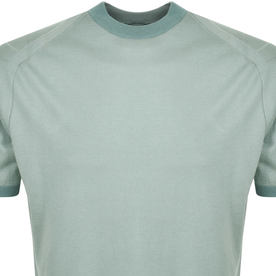 Image number 2 for Emporio Armani Knitted Pullover T Shirt Blue
